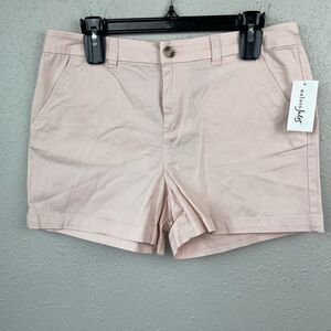 NWT Maison Jules Essential Pink Shorts Size 8